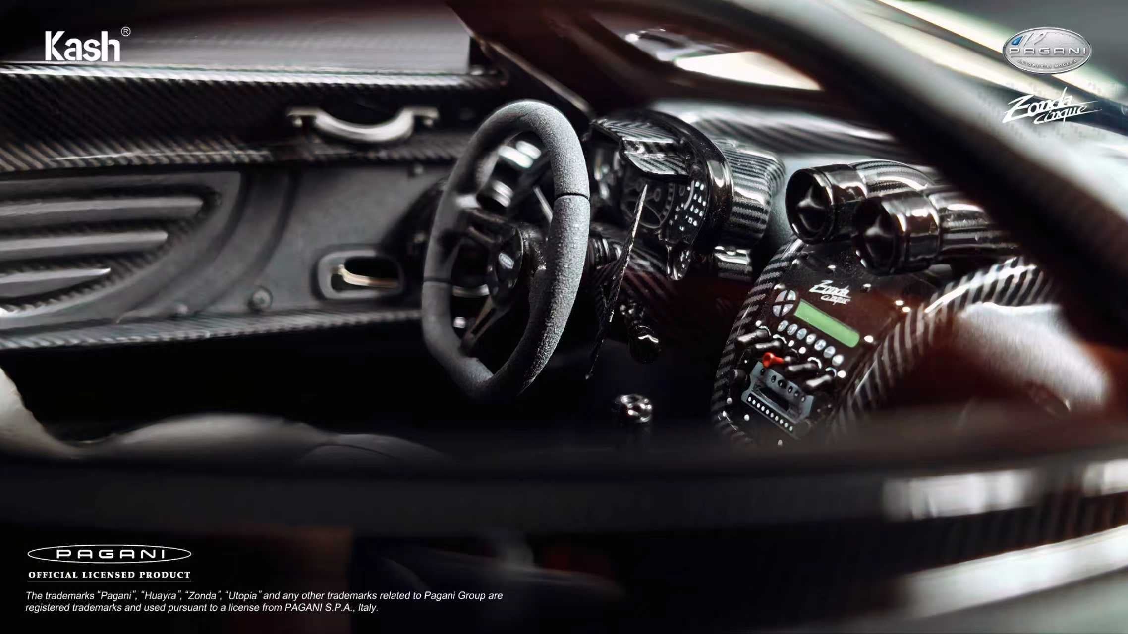 Kash Model 1/18 Pagani Zonda Cinque Coupe KPZC001