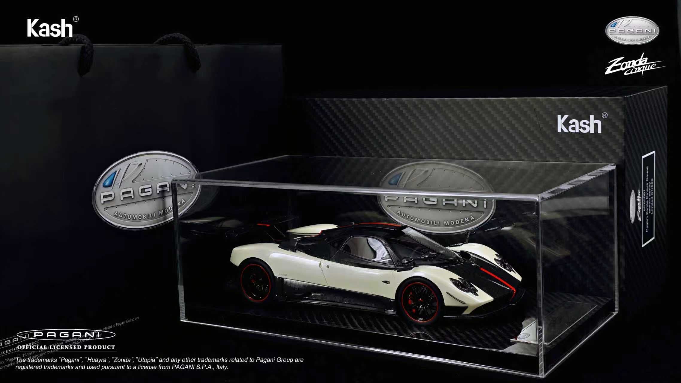 Kash Model 1/18 Pagani Zonda Cinque Coupe KPZC001