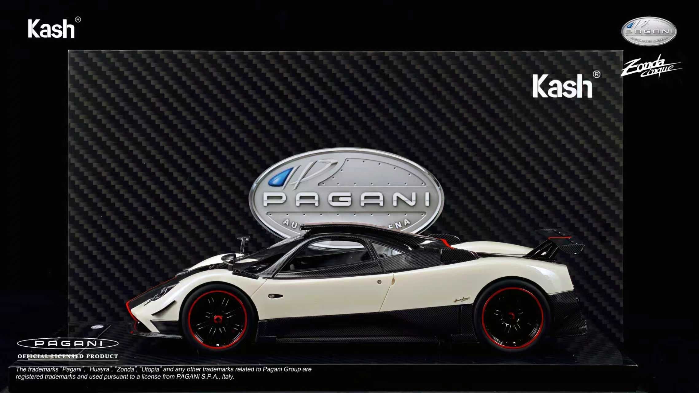 Kash Model 1/18 Pagani Zonda Cinque Coupe KPZC001