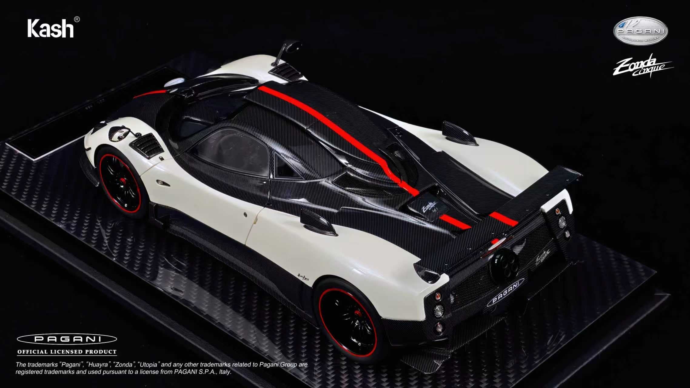 Kash Model 1/18 Pagani Zonda Cinque Coupe KPZC001