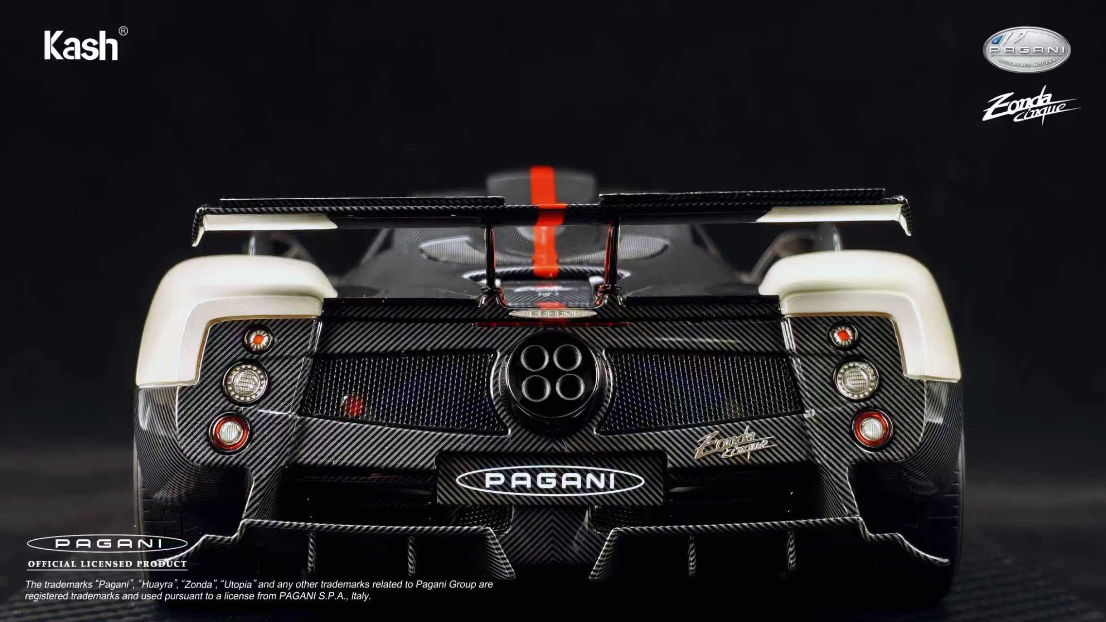 Kash Model 1/18 Pagani Zonda Cinque Coupe KPZC001