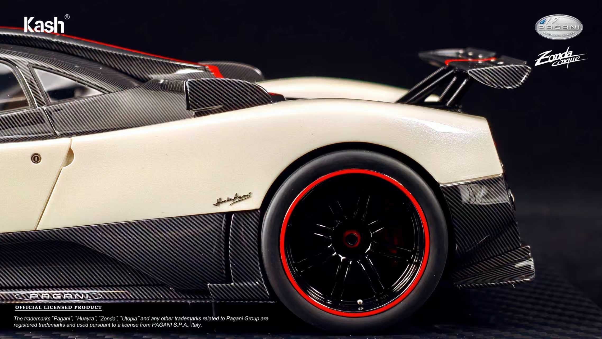 Kash Model 1/18 Pagani Zonda Cinque Coupe KPZC001